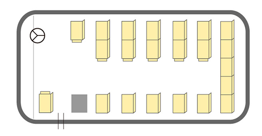 マイクロバス座席図